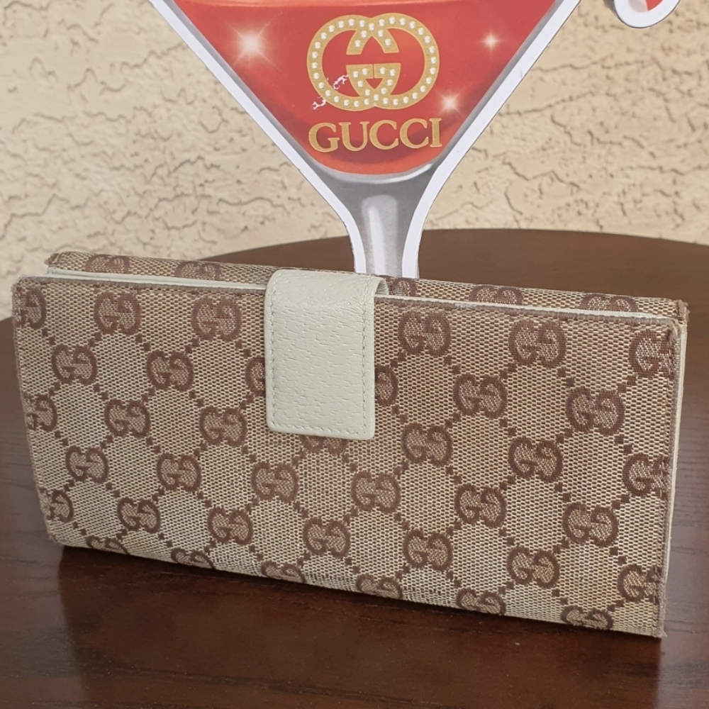 Gucci Eclipse Continental Flap Long Wallet Monogr… - image 3